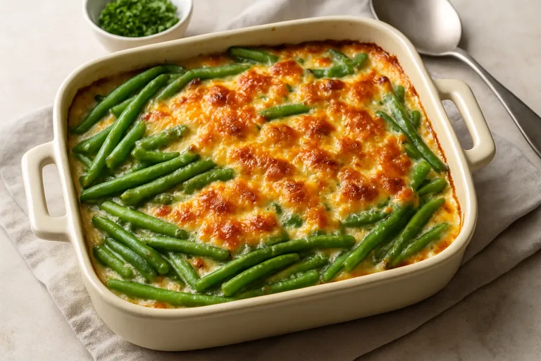 Basisrecept voor ovenschotel met sperziebonen