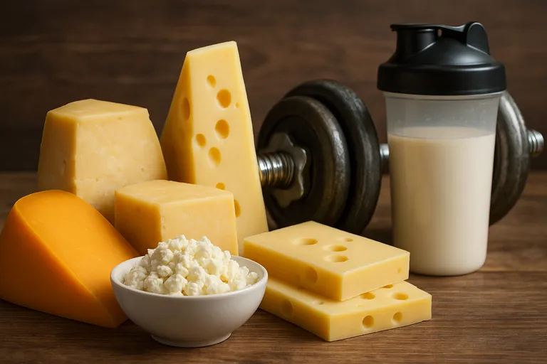 Eiwitten in kaas per soort