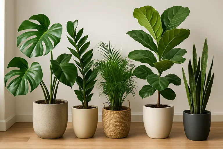 Populaire groene kamerplanten