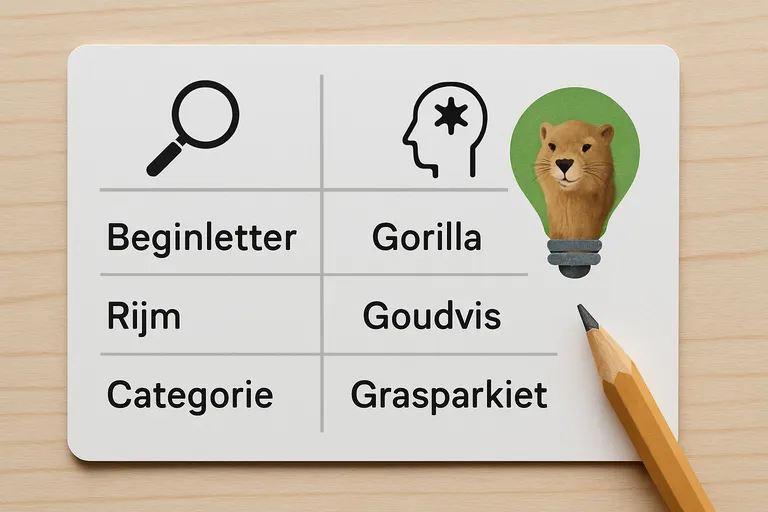 Slimme manieren om dieren met g te vinden en te onthouden