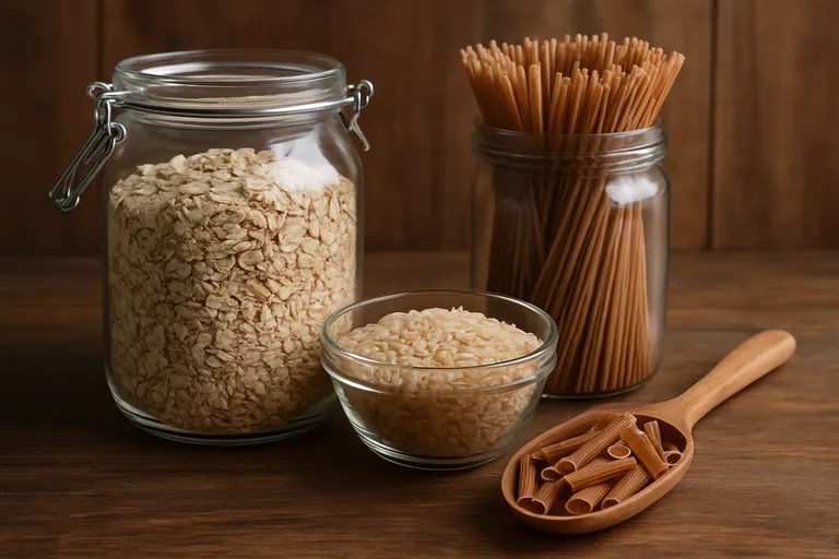 Voorraad en basiskeuken voor onbewerkte recepten