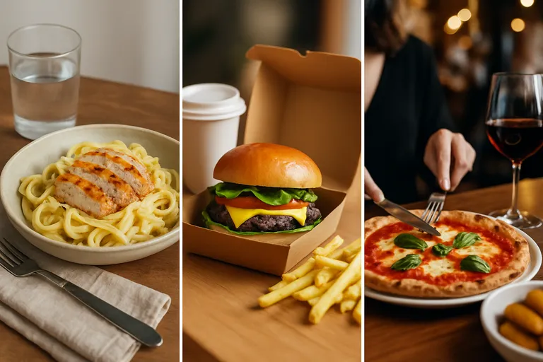 Waar haal je het? thuis koken, afhalen of uit eten