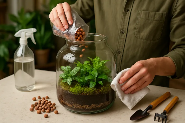 Zo maak je stap voor stap je eigen planten terrarium