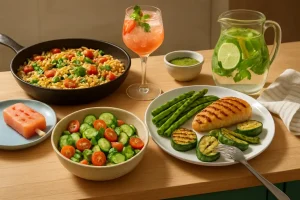 Zomerse keuken met seizoenssmaken: licht en snel van grill tot salade